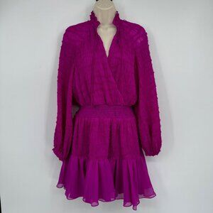 Monique Lhuillier Women's Purple pink fuschia Dress